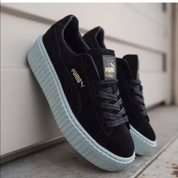 rihanna puma shoes blue